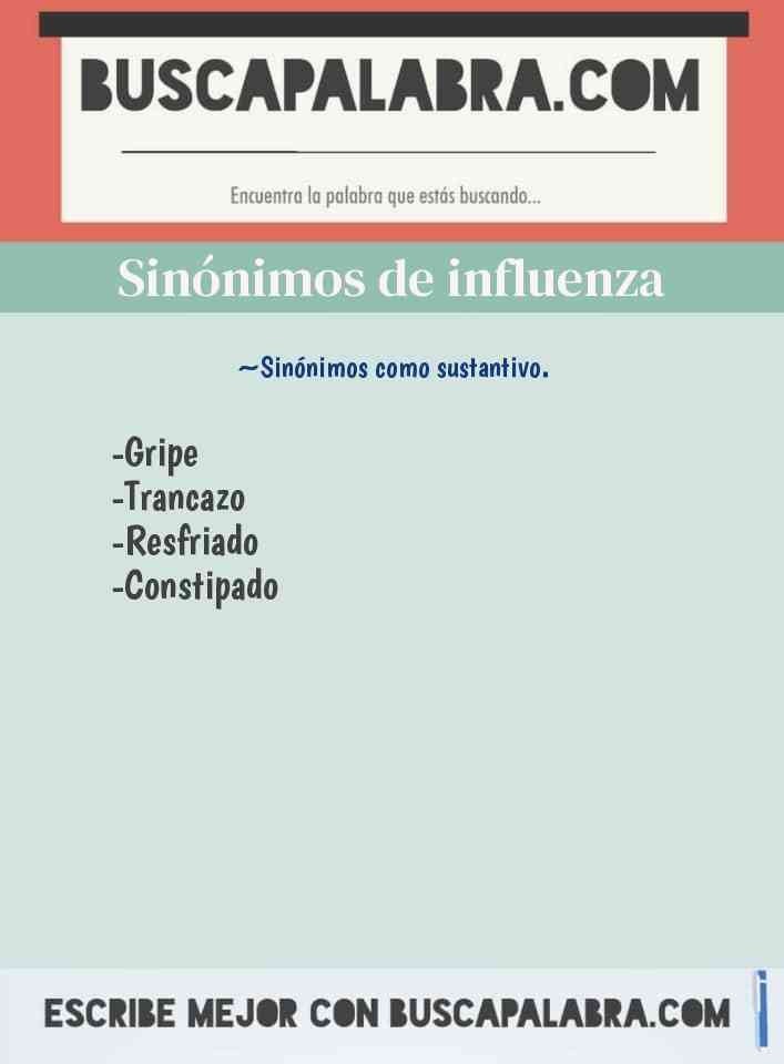 Sinónimo de influenza