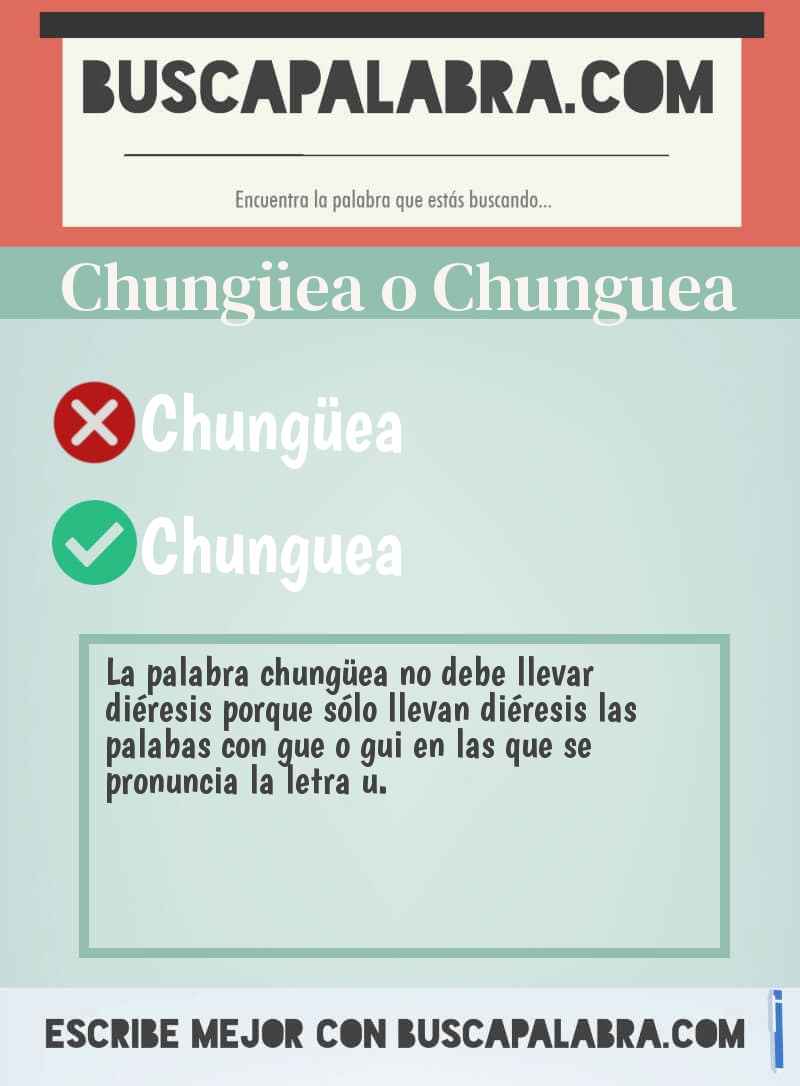 Chungüea o Chunguea