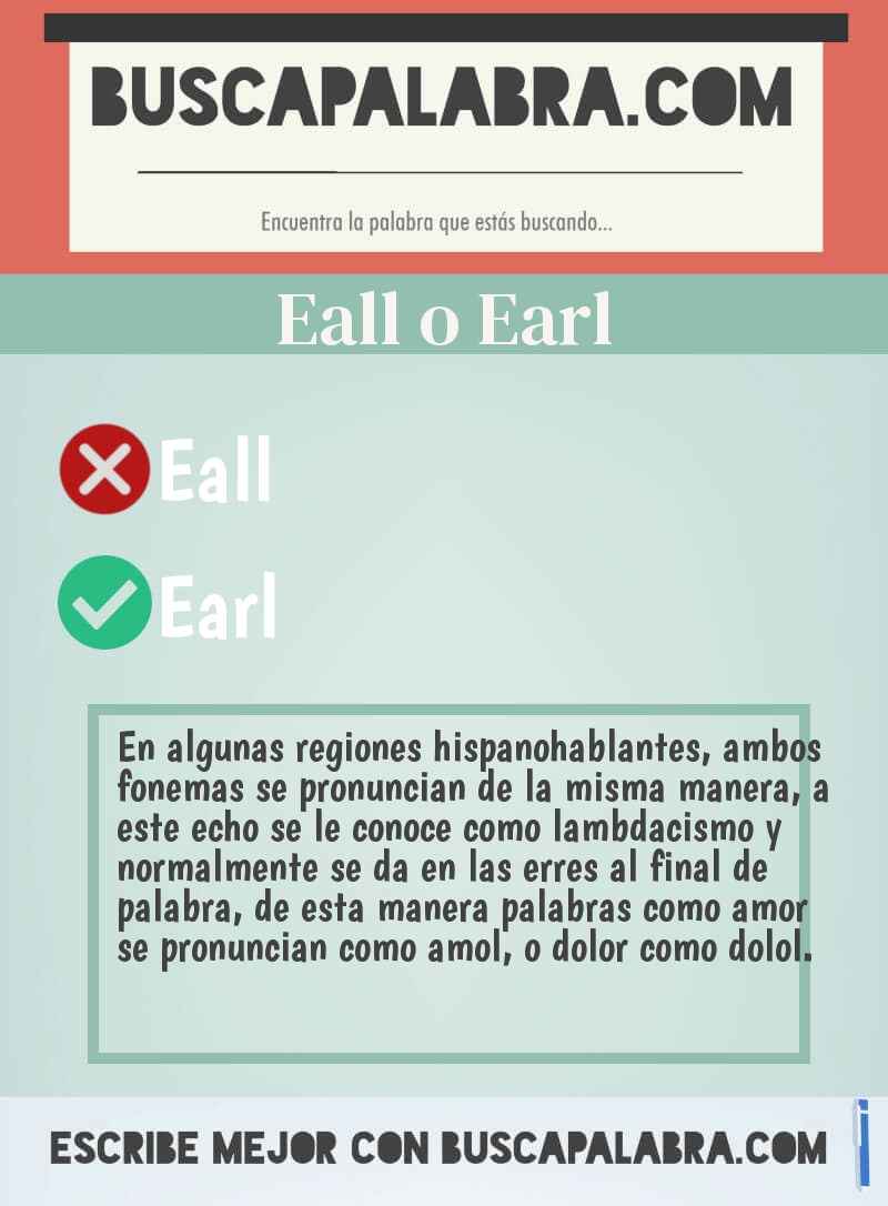 Eall o Earl