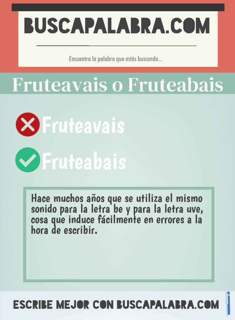 Fruteavais o Fruteabais