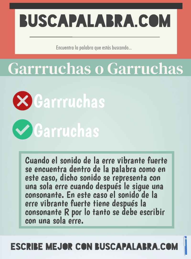 Garrruchas o Garruchas