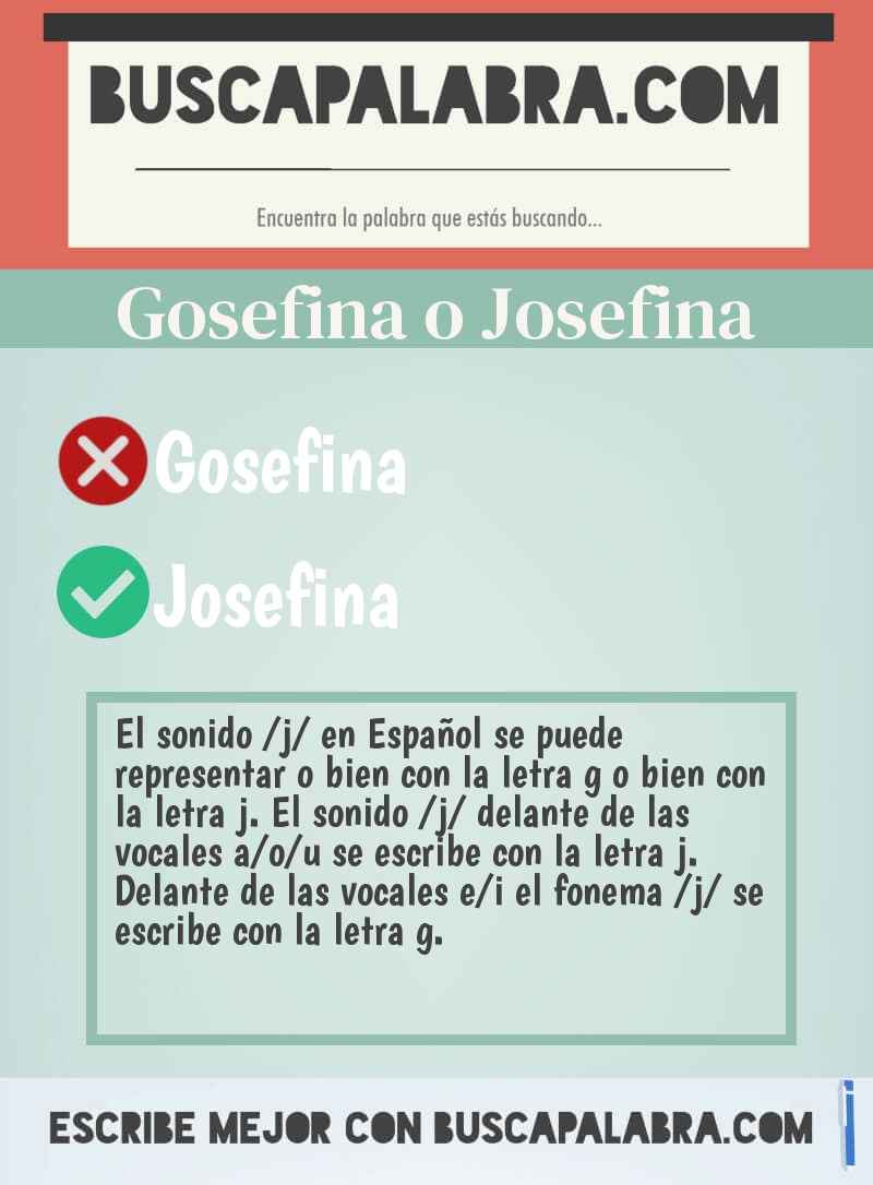 Gosefina o Josefina