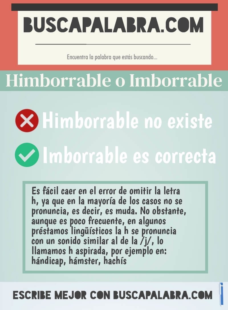 Himborrable o Imborrable