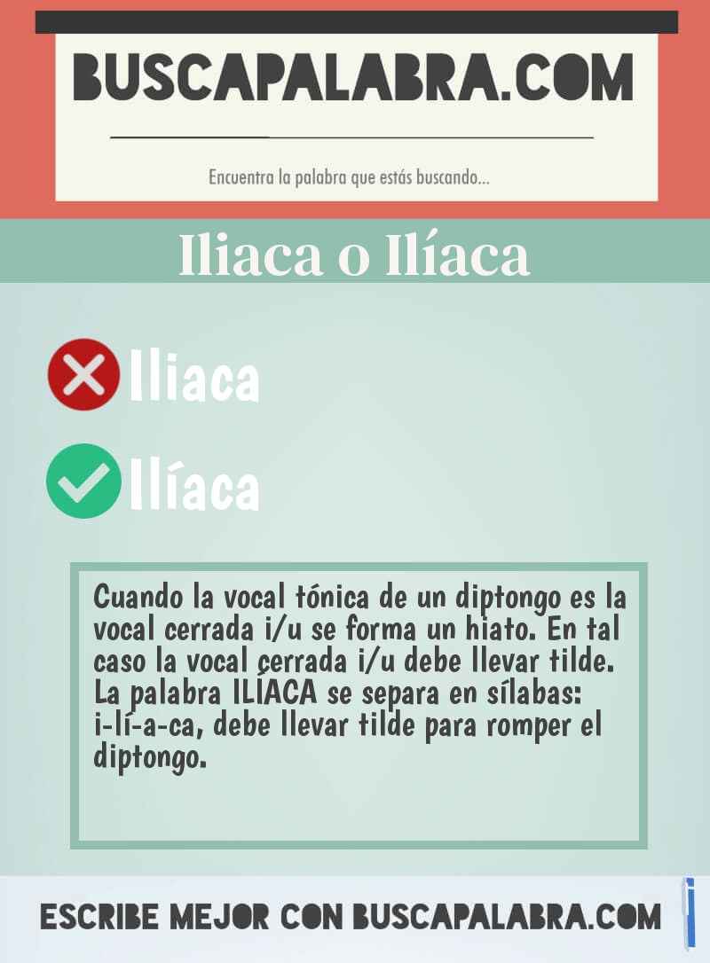 Iliaca o Ilíaca
