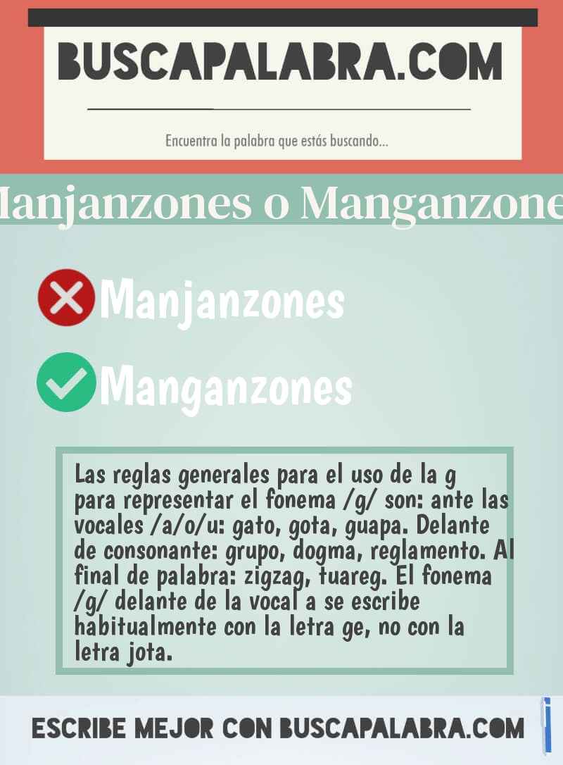 Manjanzones o Manganzones