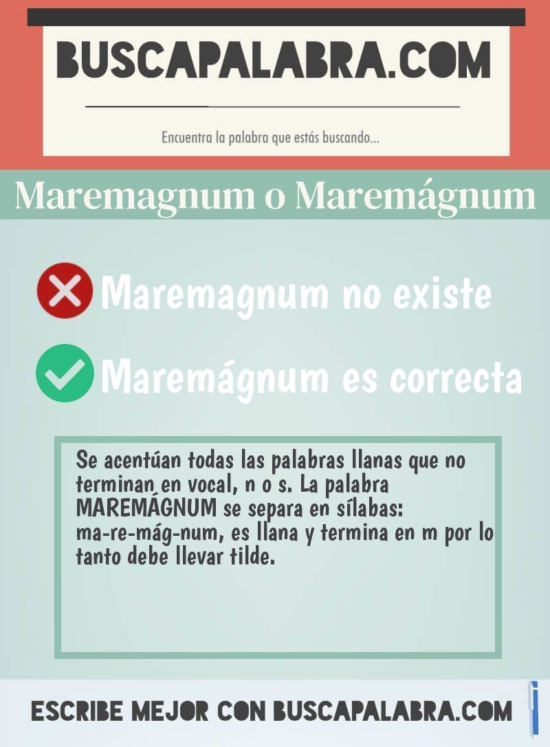 Maremagnum o Maremágnum