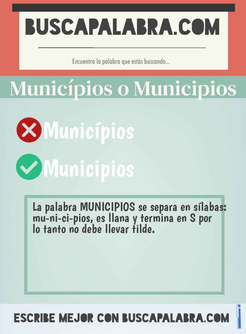 Municípios o Municipios