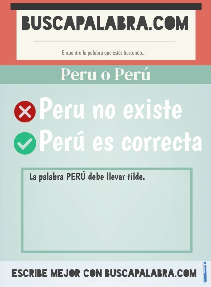 Peru o Perú