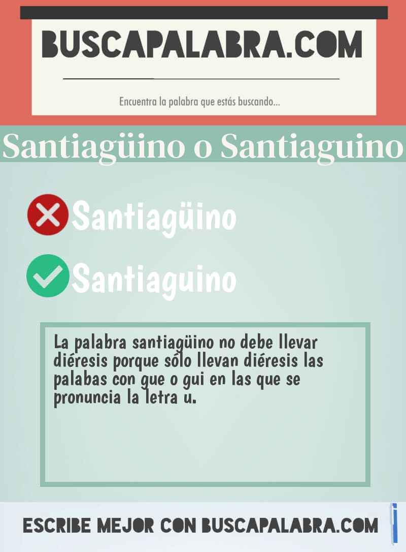 Santiagüino o Santiaguino