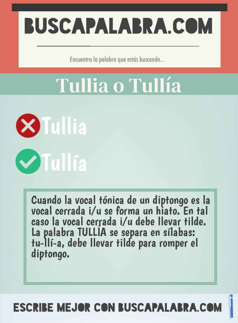 Tullia o Tullía