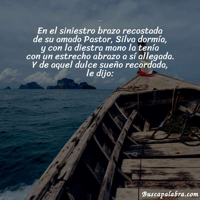 Poema Soneto espiritual de Silva de Luisa de Carvajal y Mendoza con fondo de barca