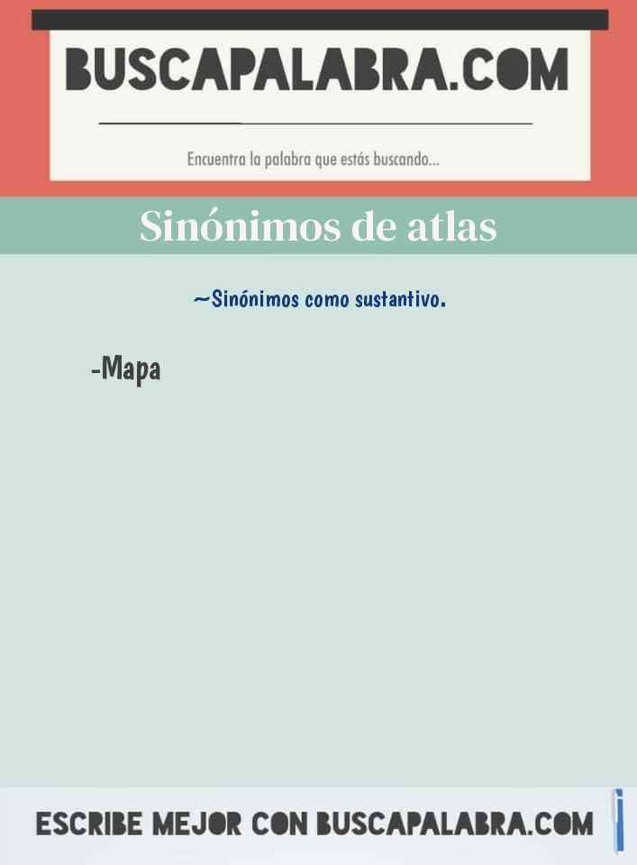 Sinónimo de atlas