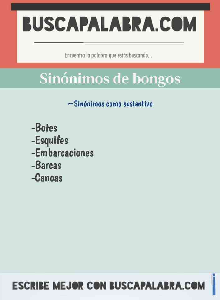 Sinónimo de bongos