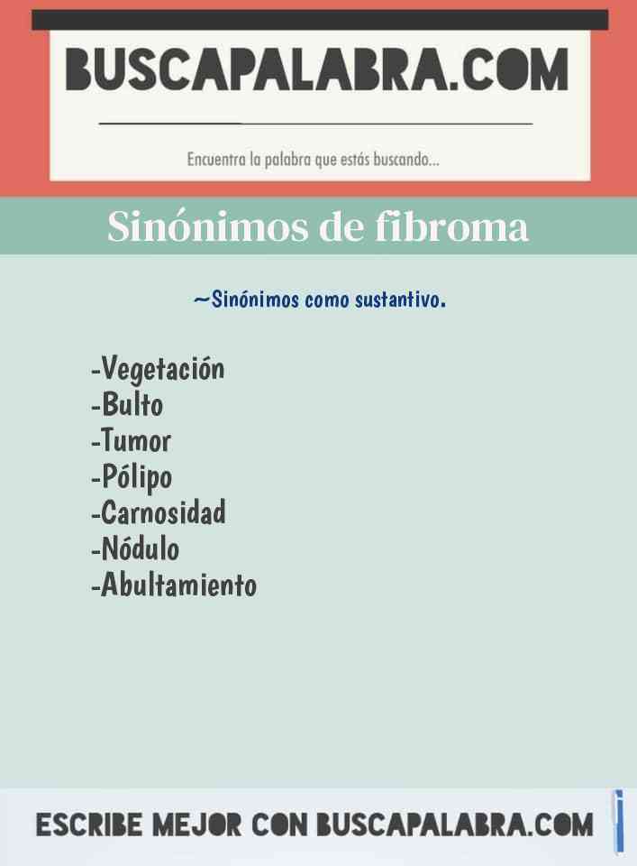 Sinónimo de fibroma